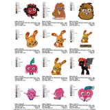 Collection 12 Moshi Monsters Embroidery Designs 03